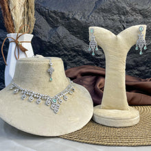 Argent Lace Zircon NECKLACE SET