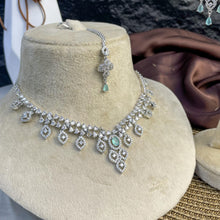 Argent Lace Zircon NECKLACE SET