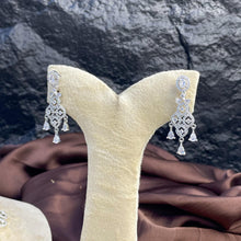 Argent Lace Zircon NECKLACE SET