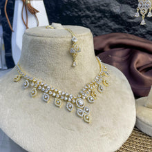 Filigree Drop Zircon NECKLACE SET