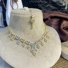 Filigree Drop Zircon NECKLACE SET