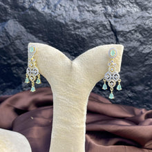 Filigree Drop Zircon NECKLACE SET