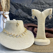 Floral Crest Zircon NECKLACE SET