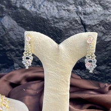 Floral Crest Zircon NECKLACE SET