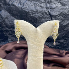 Golden Scroll Zircon NECKLACE SET