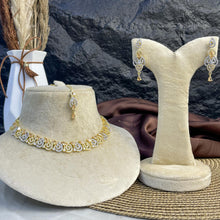 Leafy Marquise Zircon NECKLACE SET