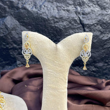 Leafy Marquise Zircon NECKLACE SET