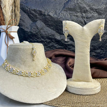 Leafy Marquise Zircon NECKLACE SET