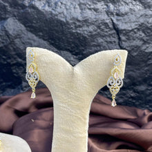 Leafy Marquise Zircon NECKLACE SET