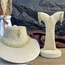 Leafy Marquise Zircon NECKLACE SET