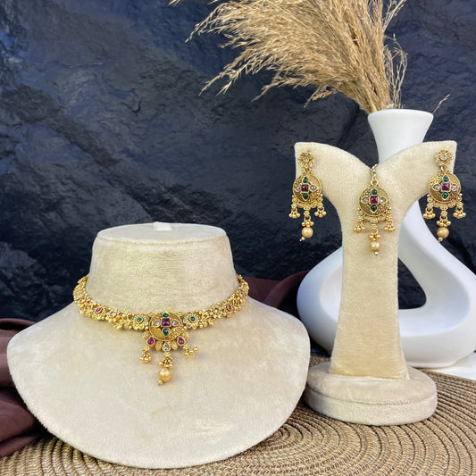 RAJWARI ETERNAL MANDALA NECKLACE SET
