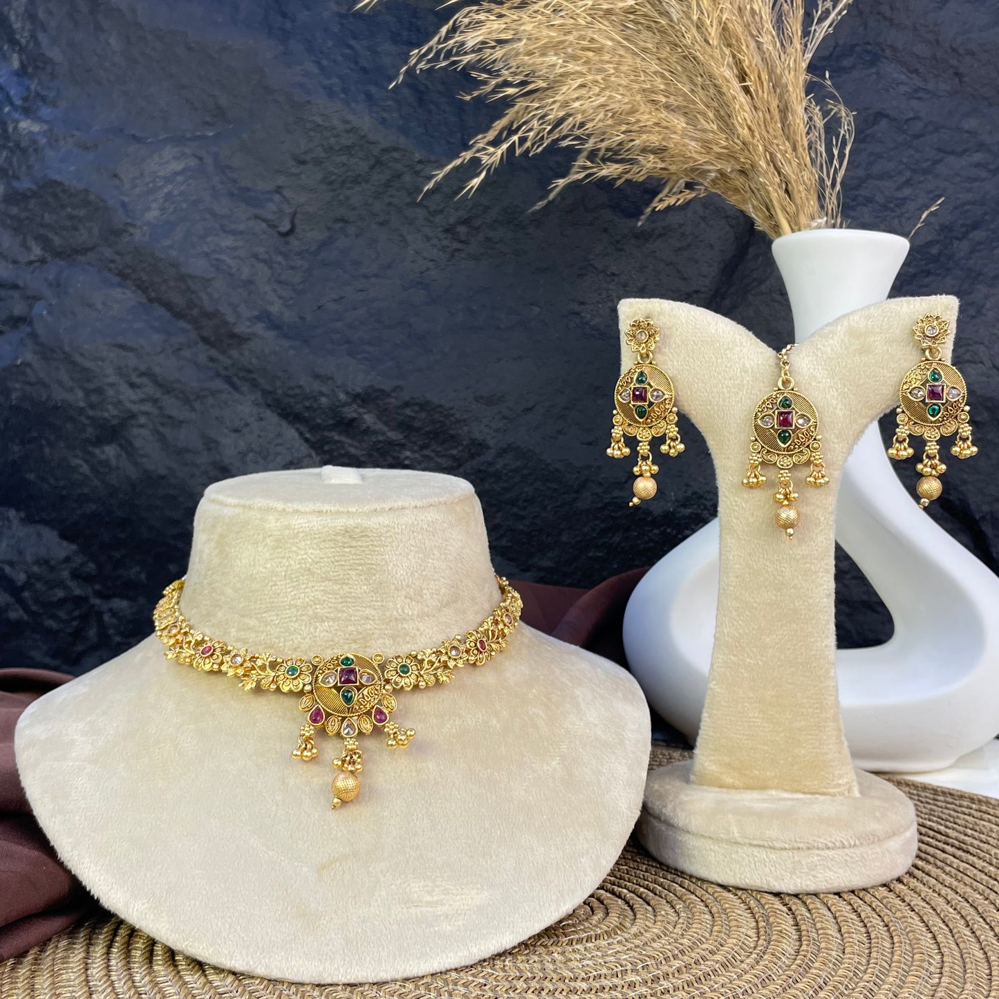 RAJWARI ETERNAL MANDALA NECKLACE SET