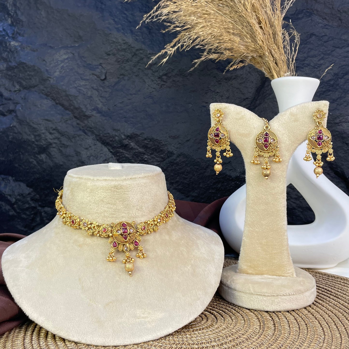 RAJWARI ETERNAL MANDALA NECKLACE SET
