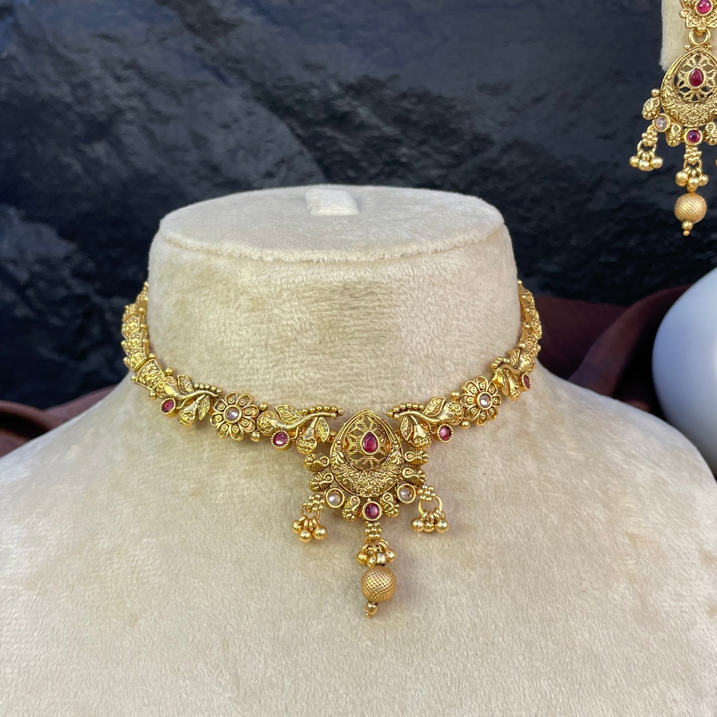 RAJWARI ROYAL MEHRAAB NECKLACE SET