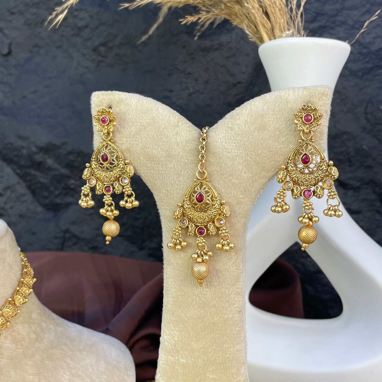 RAJWARI ROYAL MEHRAAB NECKLACE SET