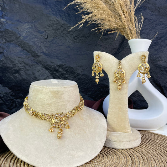 RAJWARI ARBOREAL HERITAGE NECKLACE SET