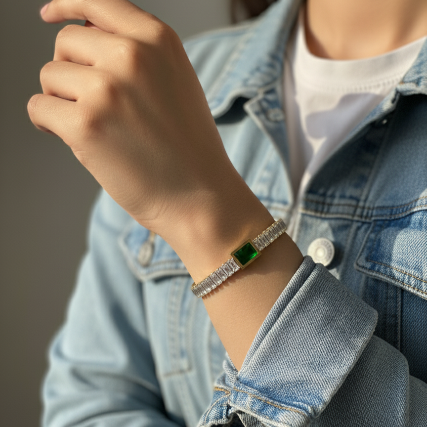The Green Halo Bracelet