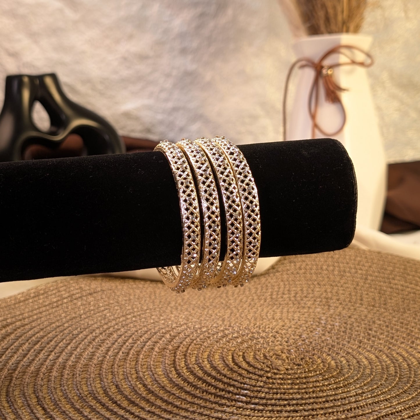 Sunset glow ombre indian bangles