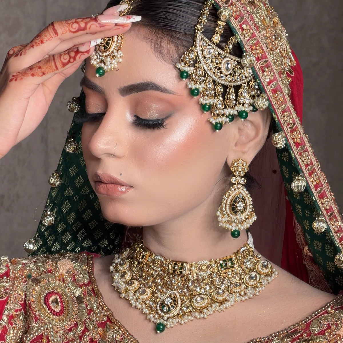 Royal Mehr Kundan Bridal Set