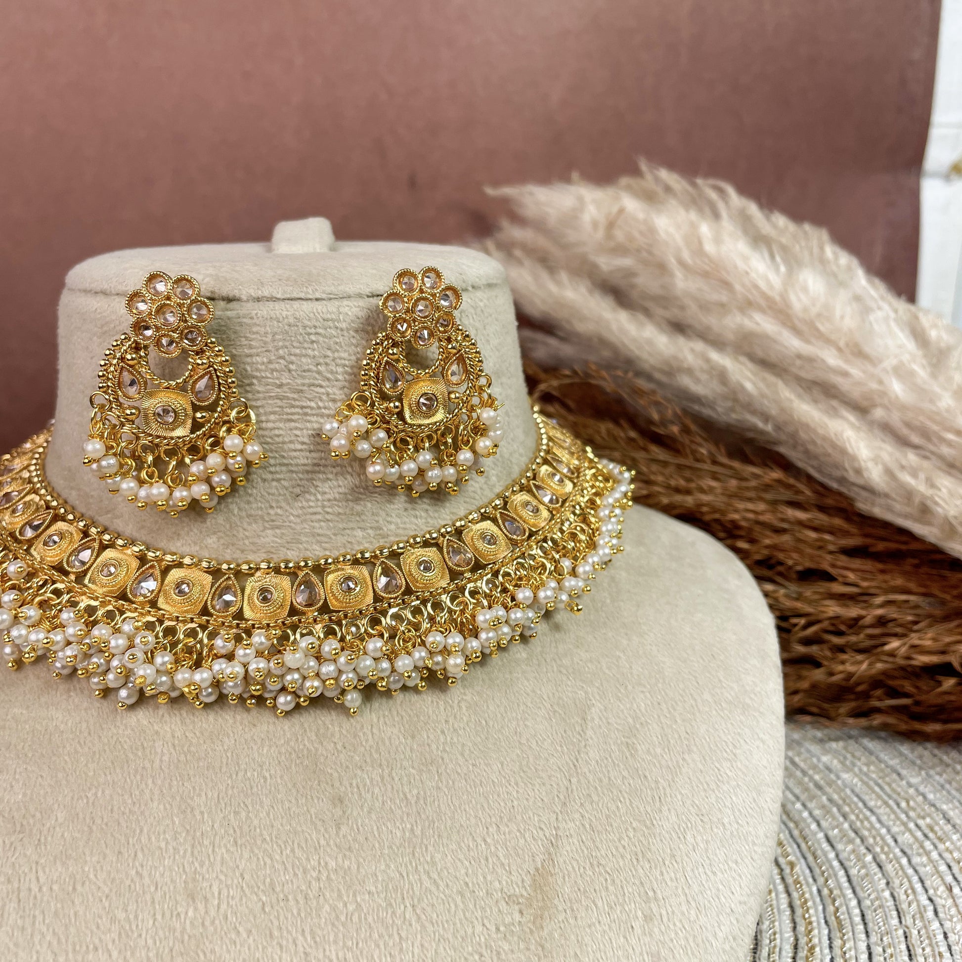 Majestic Copper Necklace Set