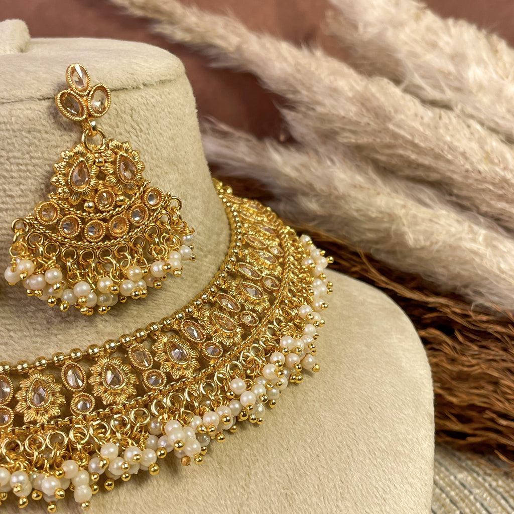 Pure Polki Copper Necklace Set