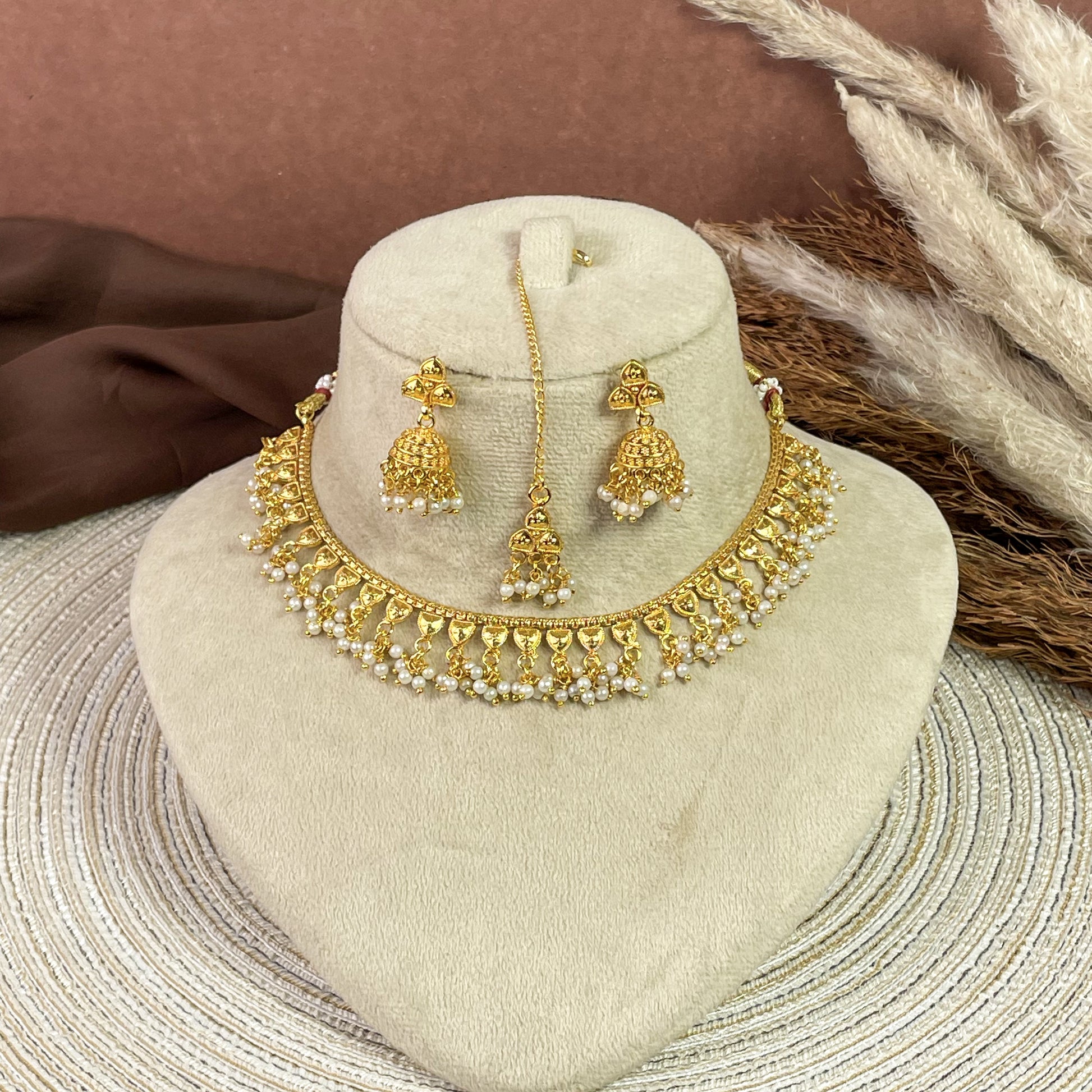 Vintage Copper Necklace Set