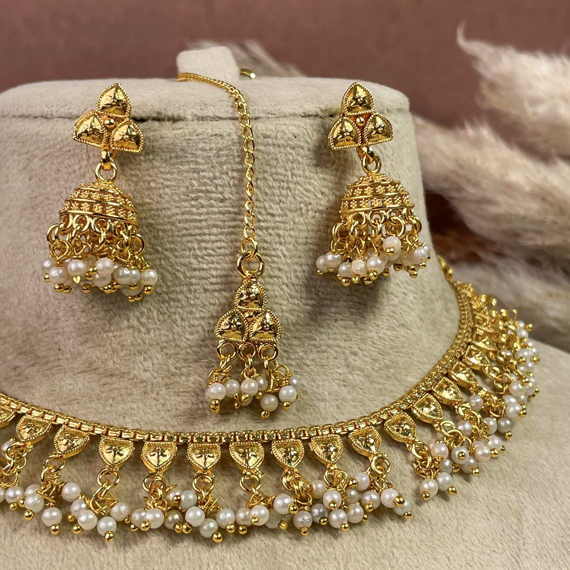 Vintage Copper Necklace Set