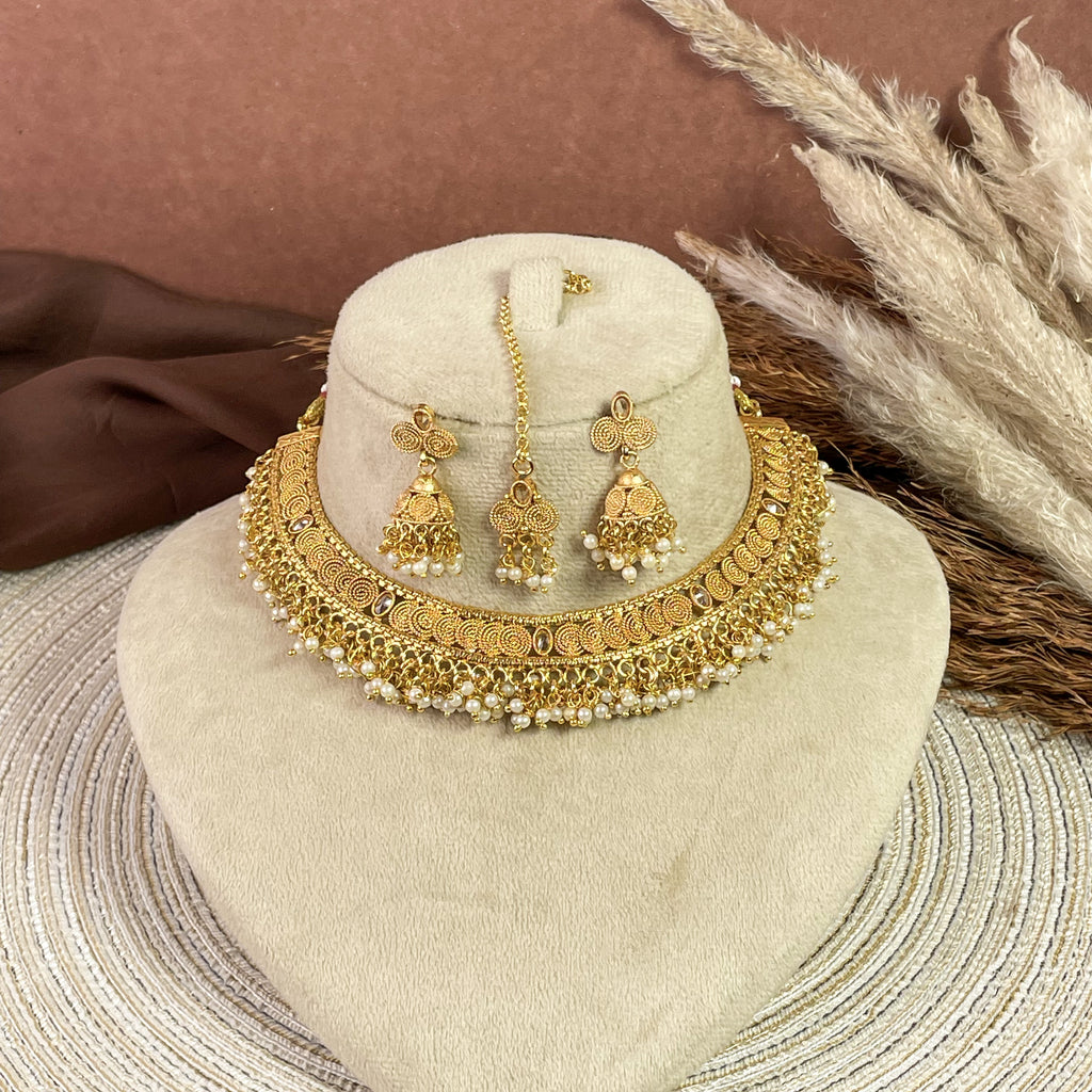 Pure Shine Copper Necklace Set