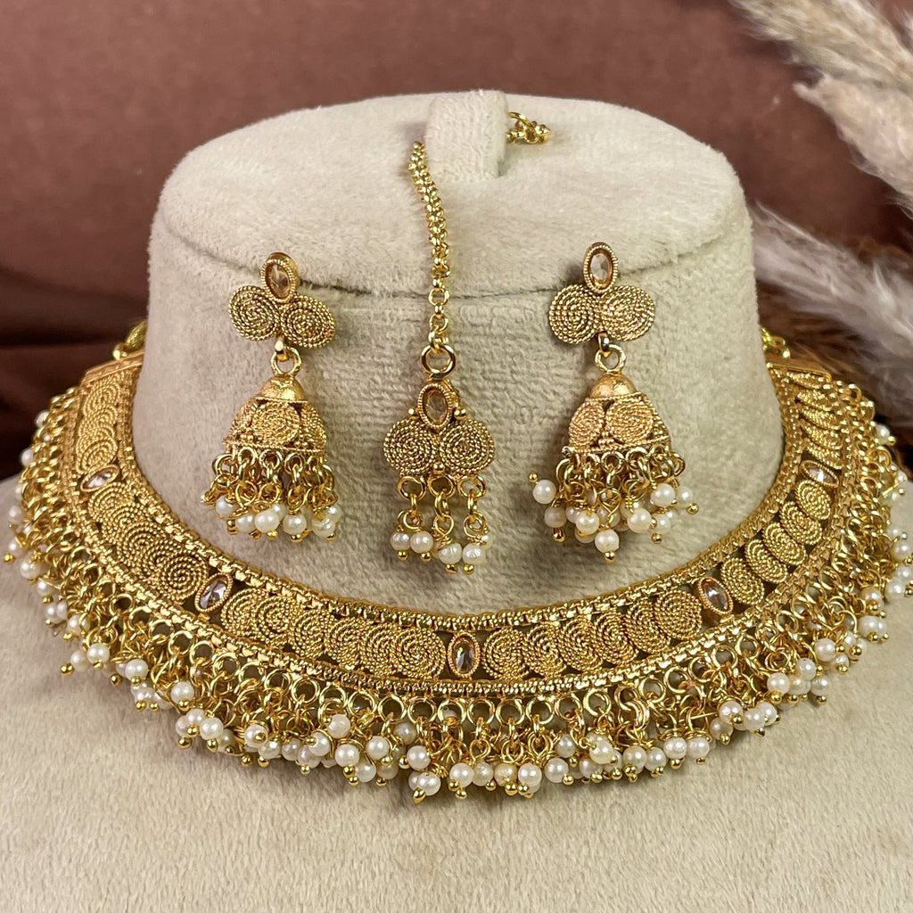 Pure Shine Copper Necklace Set