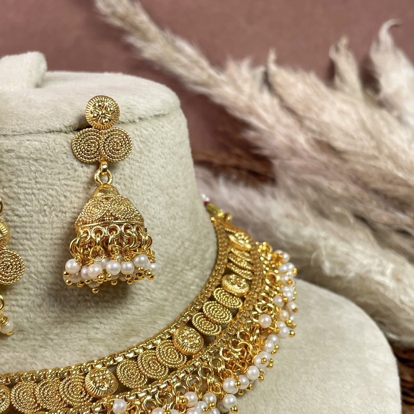 Celestial Copper Necklace Set