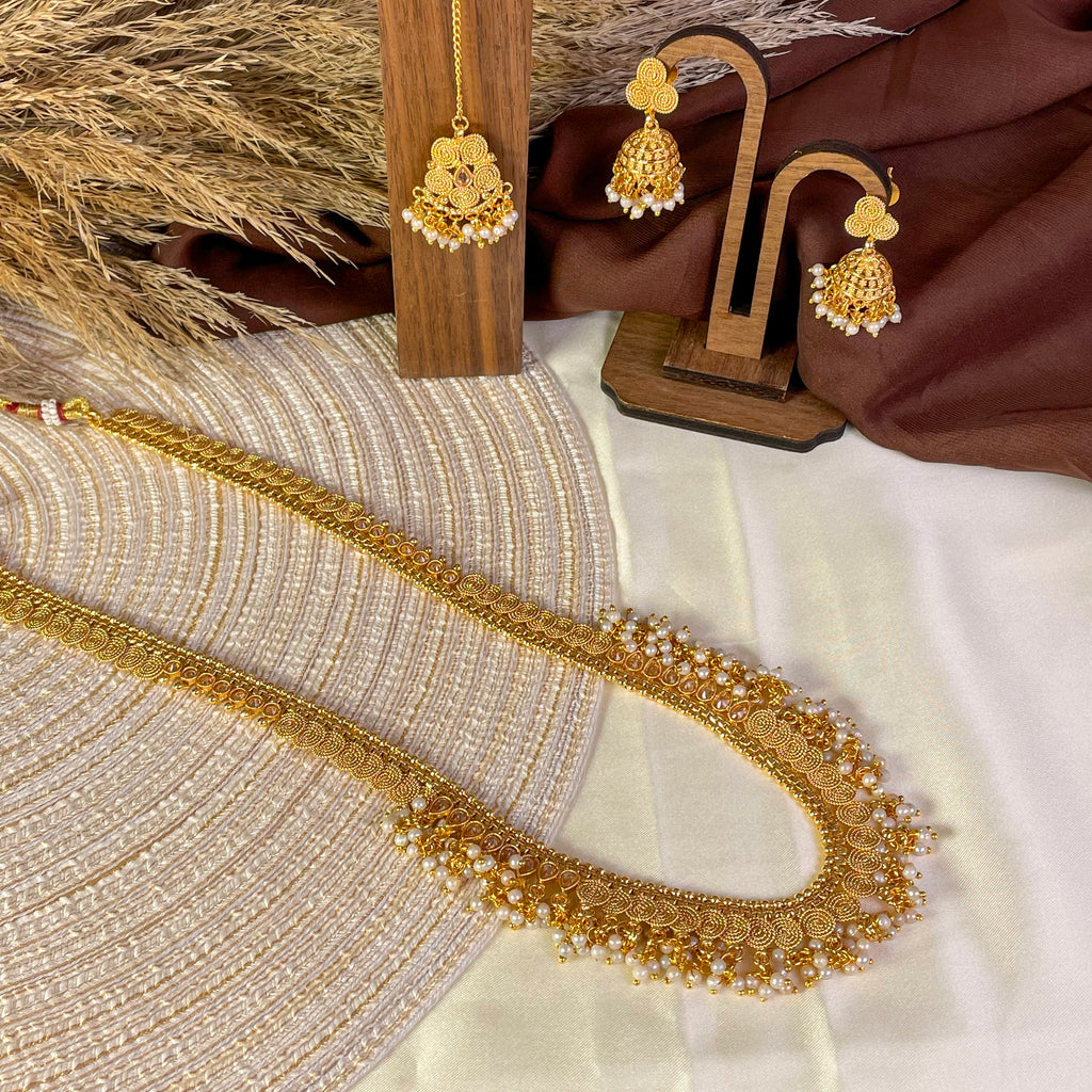 Heritage Glow Mogra Copper Mala Set