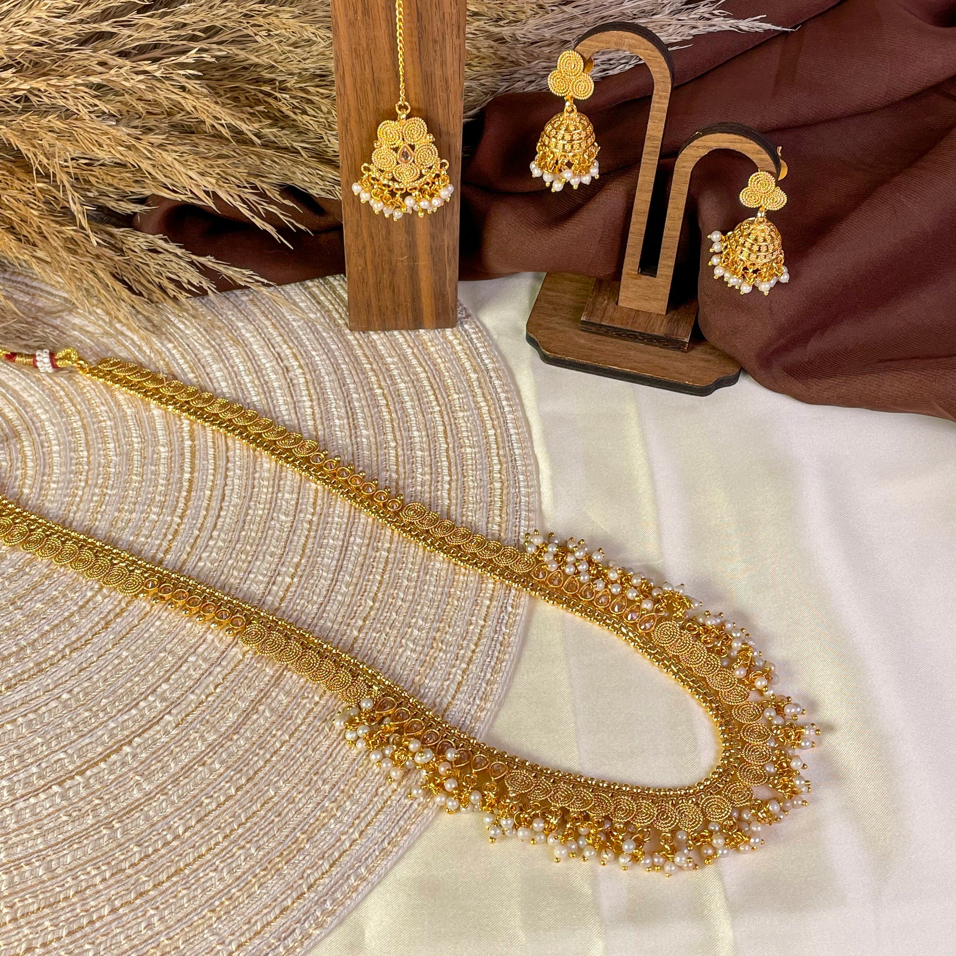 Heritage Glow Mogra Copper Mala Set