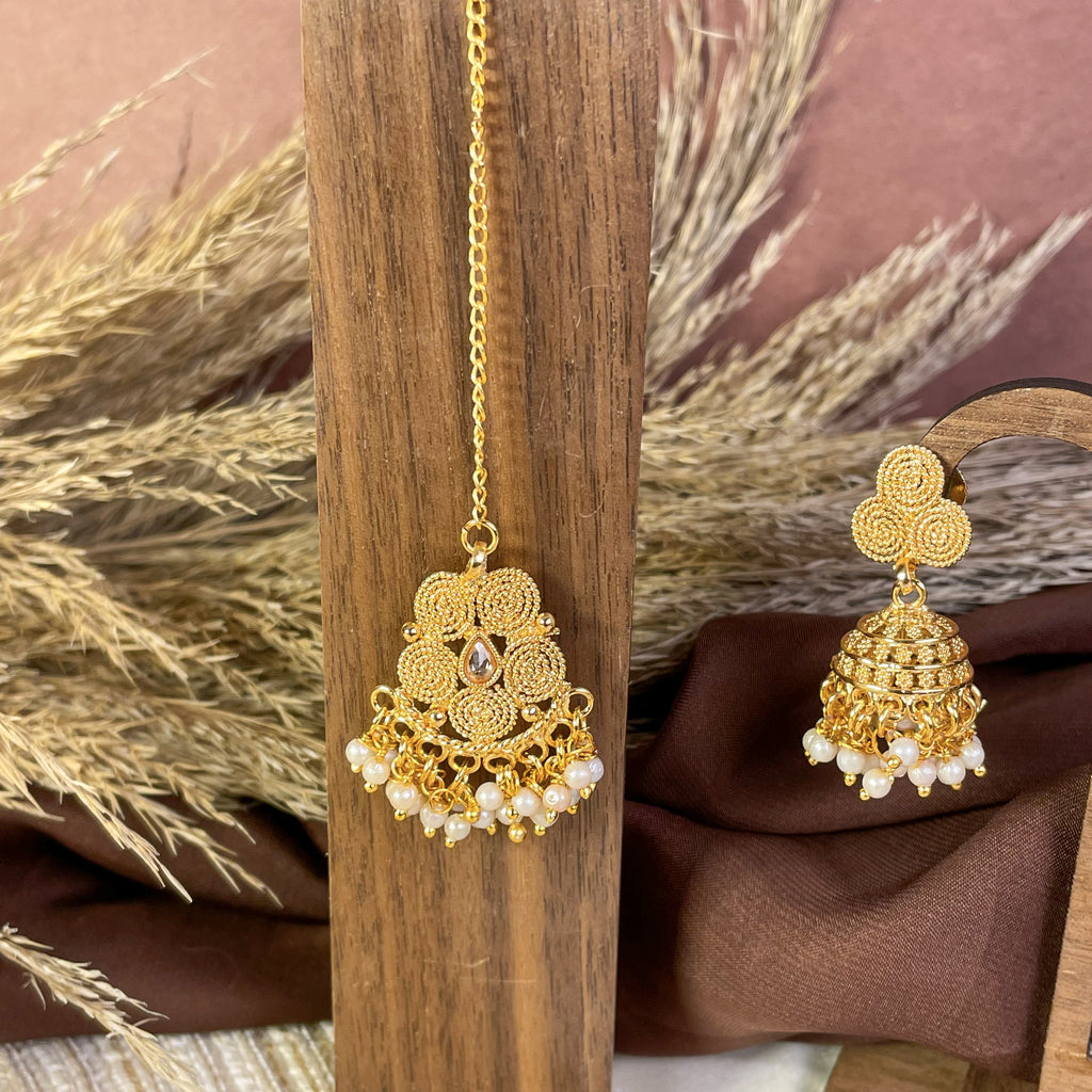 Heritage Glow Mogra Copper Mala Set