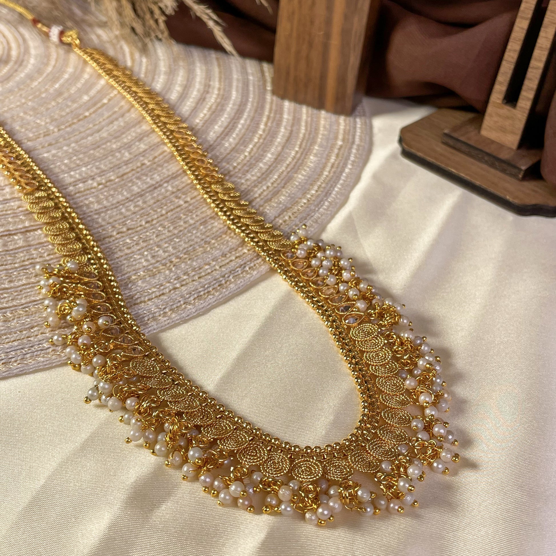 Heritage Glow Mogra Copper Mala Set