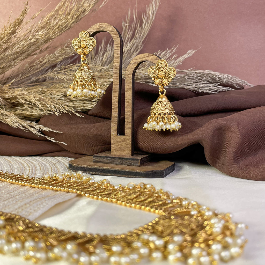 Golden Era Mogra Copper Mala Set