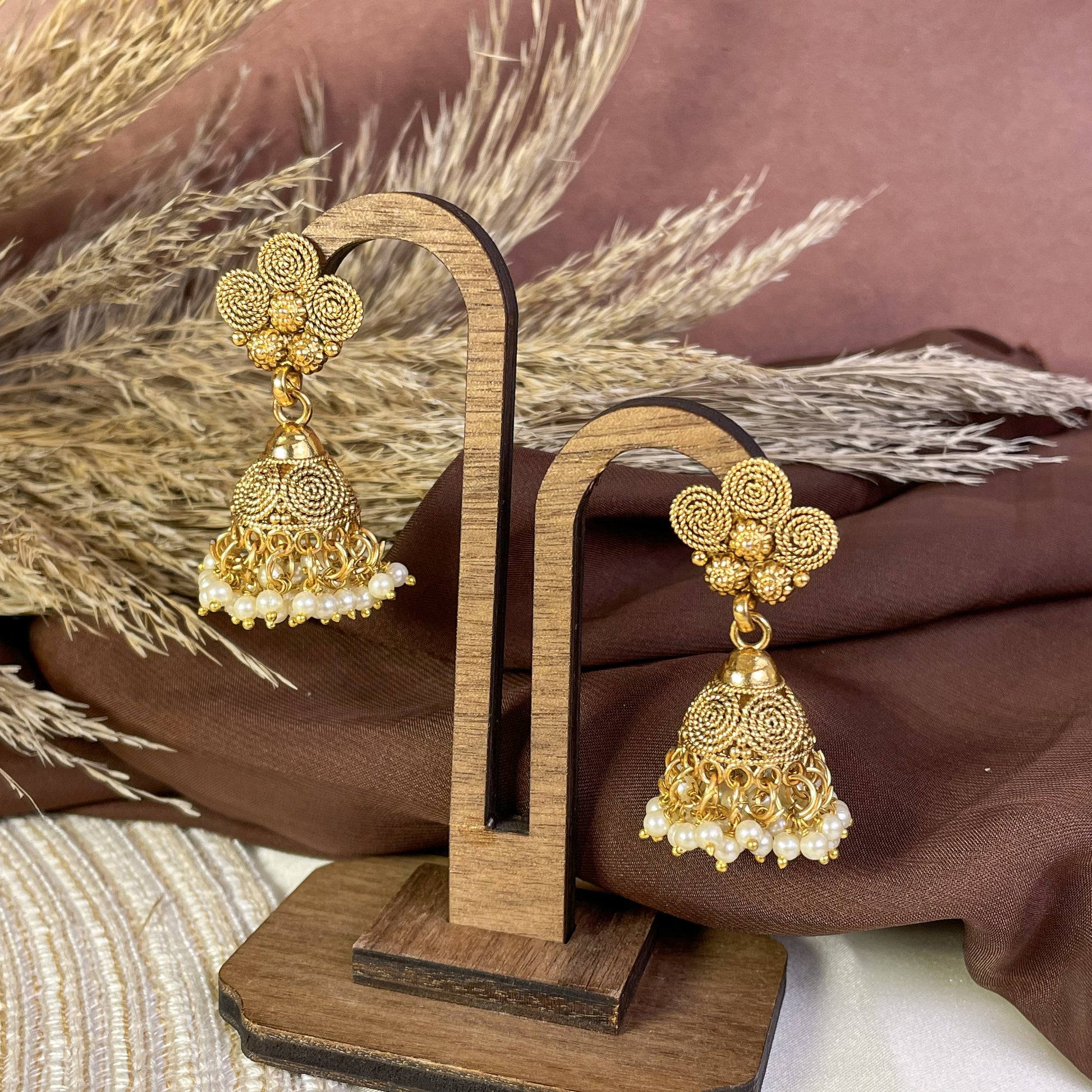 Golden Era Mogra Copper Mala Set