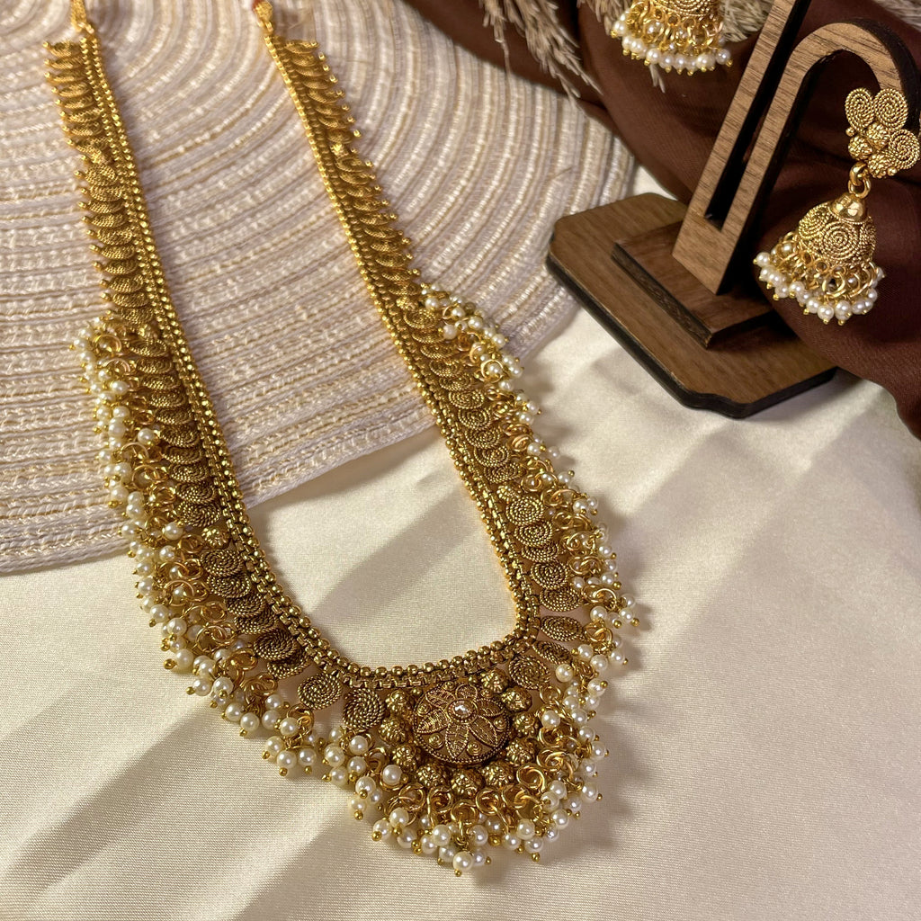 Golden Era Mogra Copper Mala Set