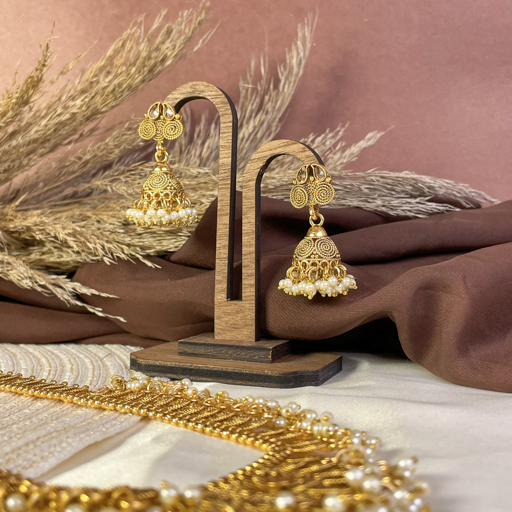 Timeless Grace Mogra Copper Mala Set