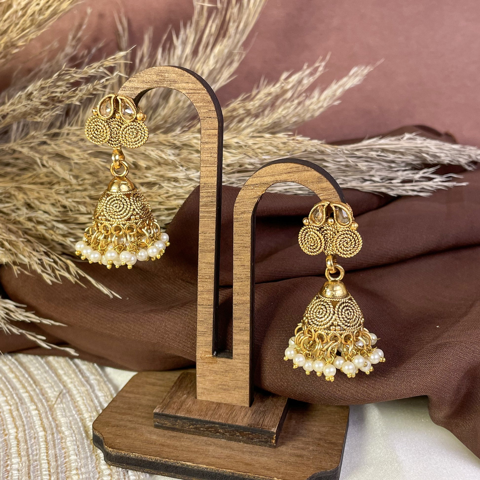 Timeless Grace Mogra Copper Mala Set