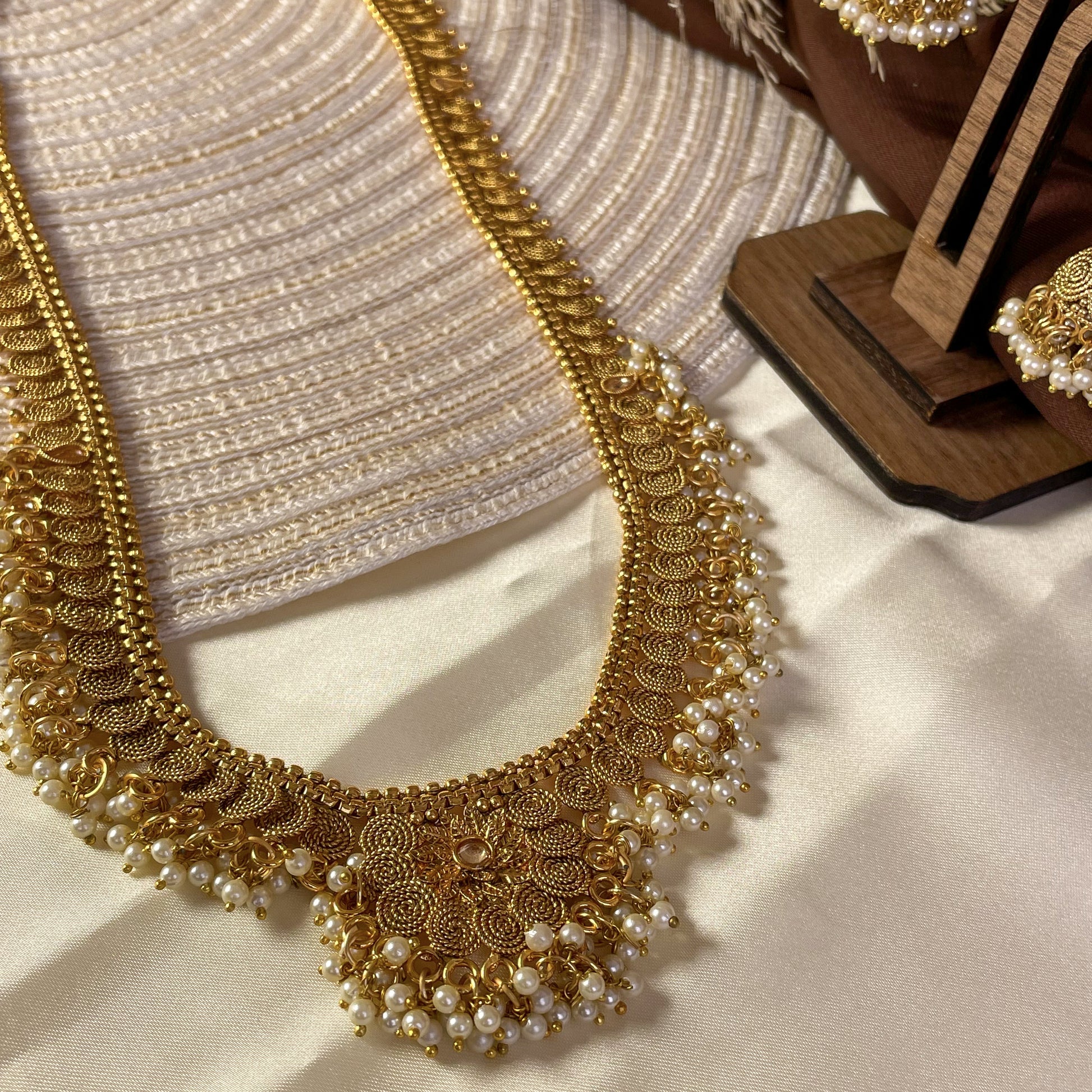 Timeless Grace Mogra Copper Mala Set