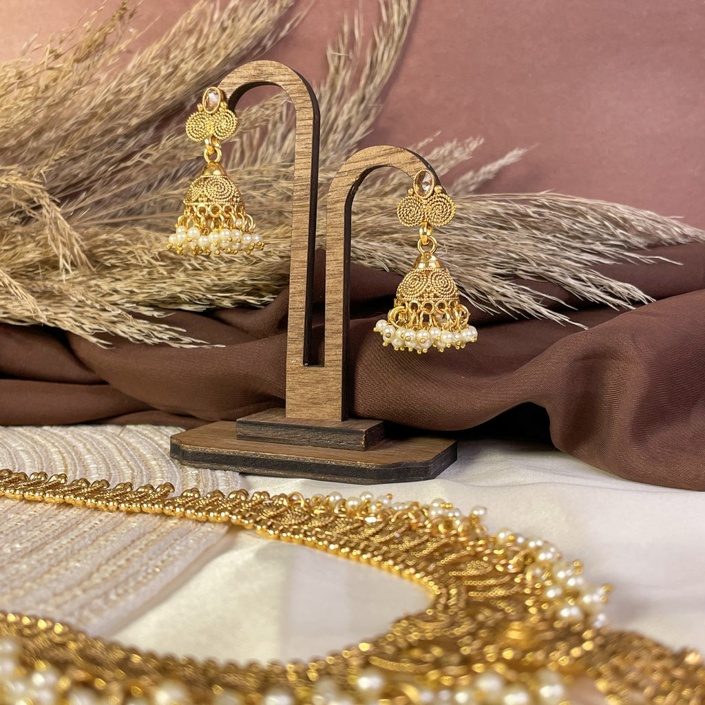 Radiant Heritage Mogra Copper Mala Set