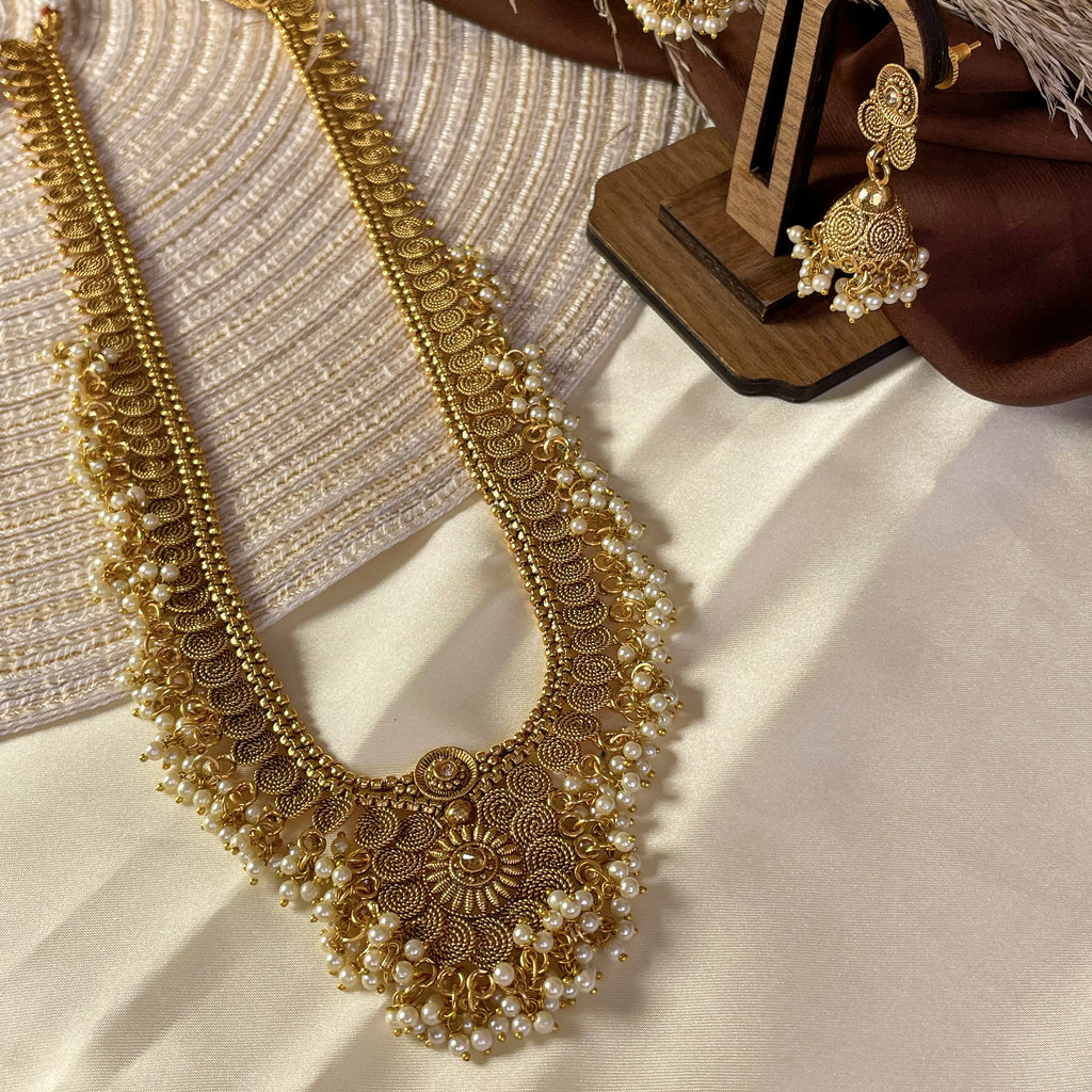 Celestial Aura Mogra Copper Mala Set