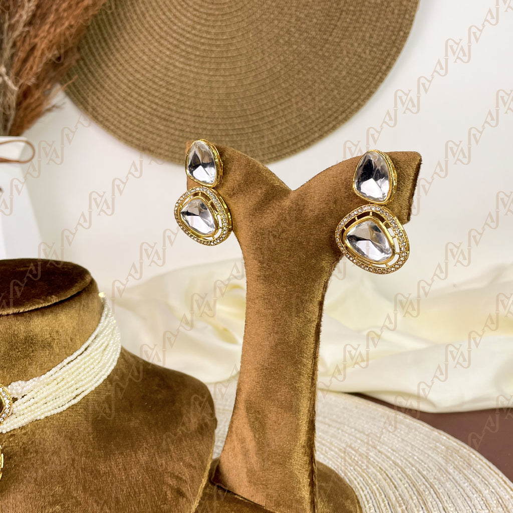 Aafreen Touch Pearl Kundan Choker