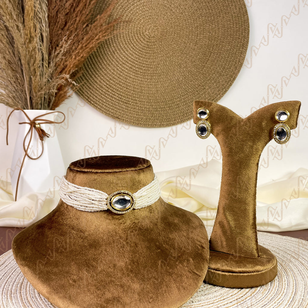 Gulzar Pearl Kundan Choker