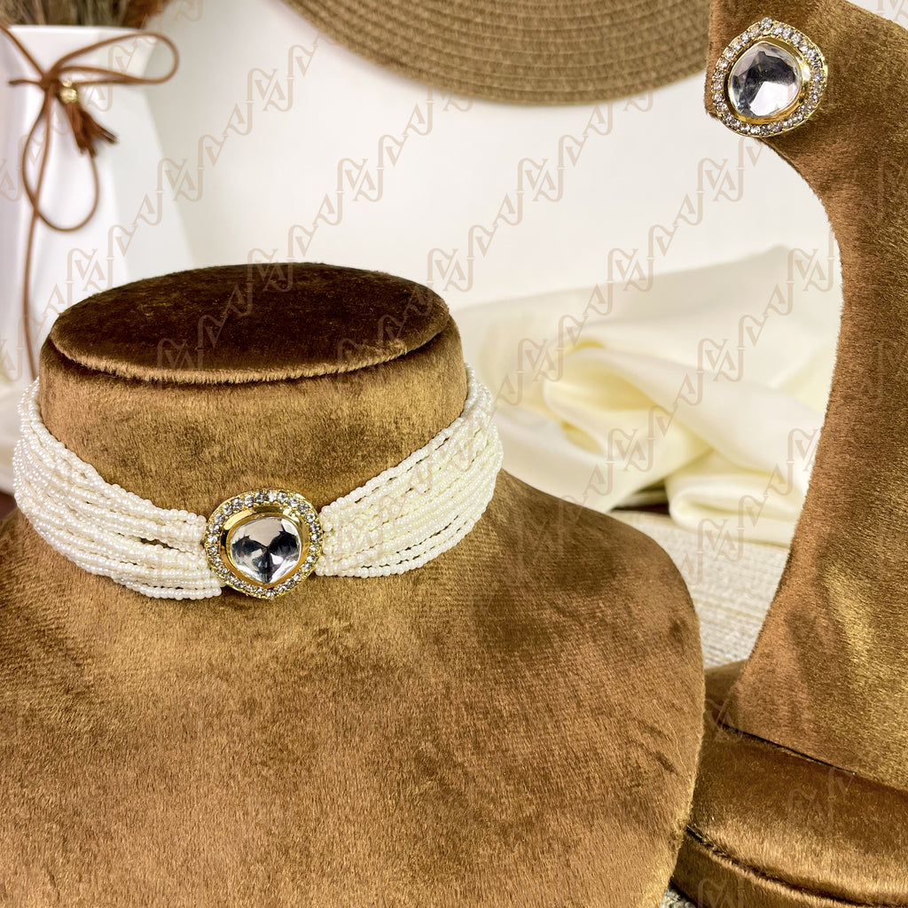 Eternal Pearl Kundan Choker