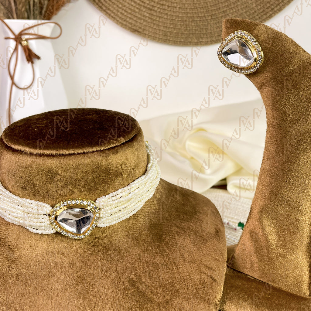 Shine Pearl Kundan Choker