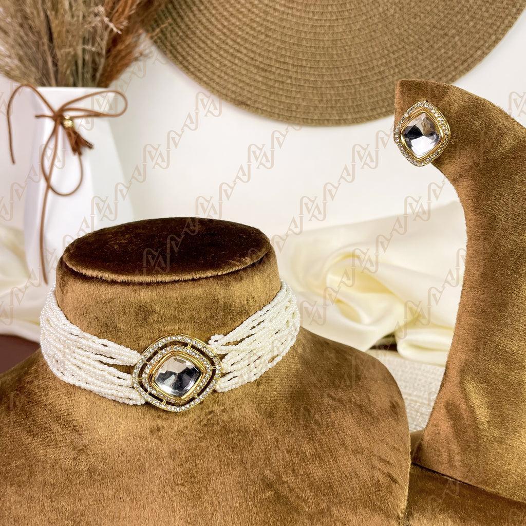 Grand Pearl Kundan Choker