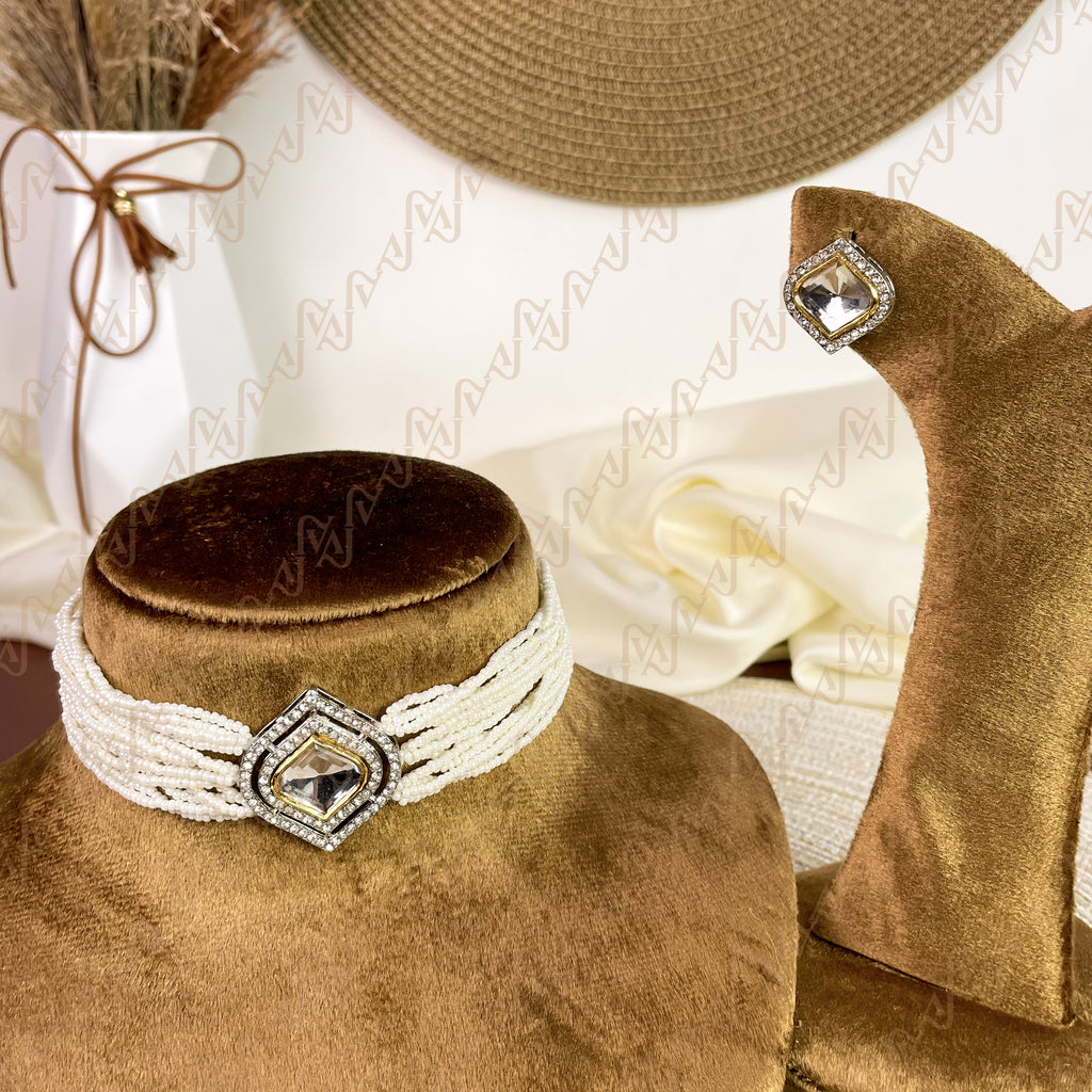 Jewel Pearl Kundan Choker