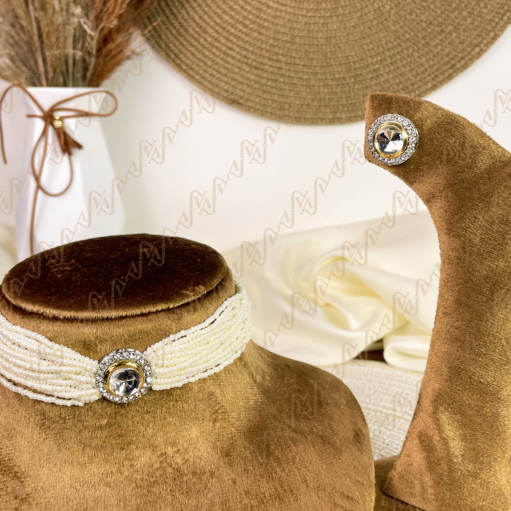 Majestic Pearl Kundan Choker