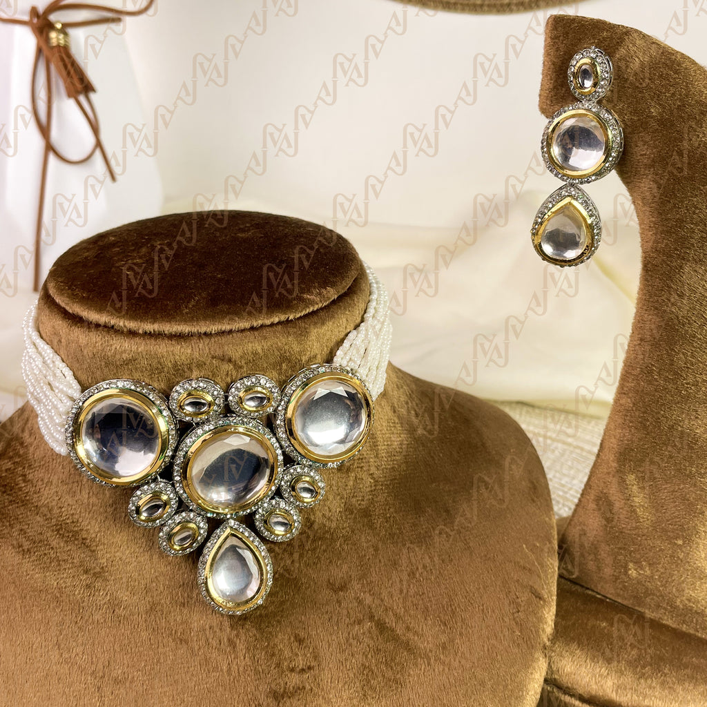 Aurora Drop Kundan Choker